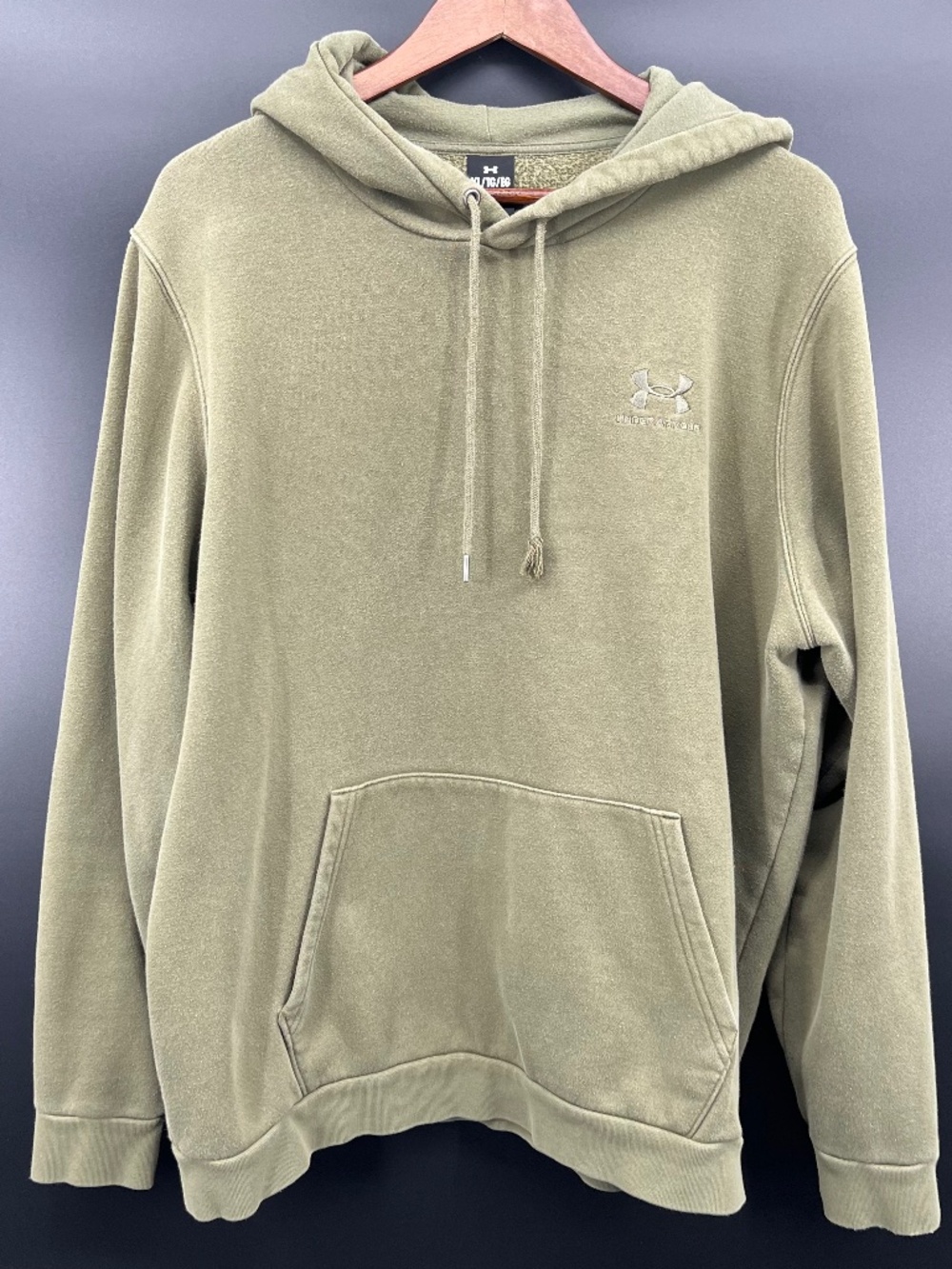 Under Armour Men's Olive Military Army Green Pullover Hoodie Size X-Large XL